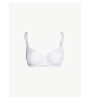 AUBADE WANDERING COMFORT EMBROIDERED STRETCH-TULLE AND LACE BRA