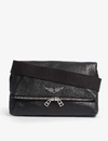 Zadig & Voltaire Rocky Leather Cross-body Bag In Noir