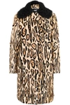 UTZON LEOPARD-PRINT SHEARLING COAT