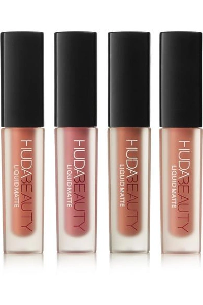 Huda Beauty Liquid Matte Minis - Blushed Nudes In Neutral