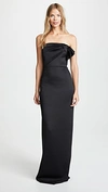 BLACK HALO DIVINA GOWN BLACK,BLACK30777