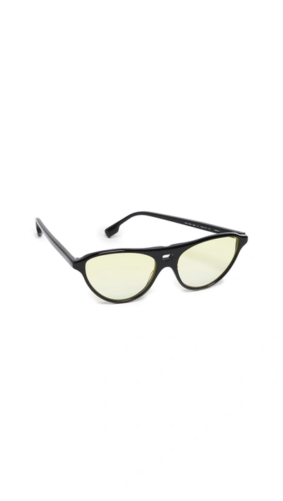 Monse X Morgenthal Frederics Marilyn Sunglasses In Black