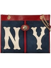 GUCCI LARGE TOTE WITH NY YANKEES™ PATCH
