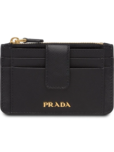 Prada Credit Card Holder In Black