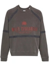 WILLY CHAVARRIA Battery logo print cotton sweatshirt