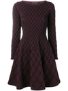 ANTONINO VALENTI GEOMETRIC PATTERN DRESS