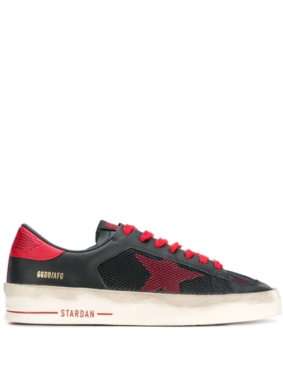 Golden Goose Deluxe Brand G33ws959a1 Red Black  Leather In Black