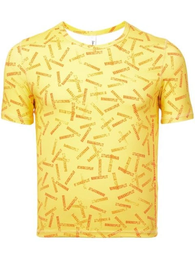 Adam Selman Banana Split T恤 - 黄色 In Yellow