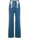 MAME HIGH WAISTED FLARED JEANS