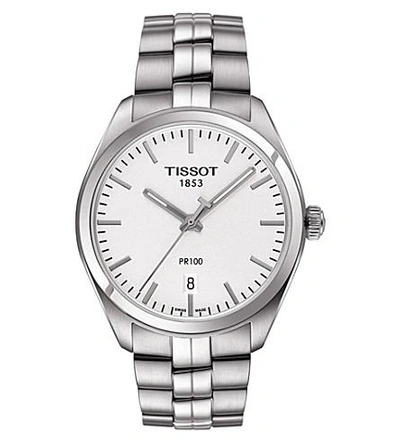 Tissot T101.410.11.031.00 Pr 100 Stainless Steel Watch In Silver