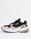 Adidas Originals Women's Originals Falcon Suede Casual Shoes In Black Size 10.0 By Adidas In Multi
