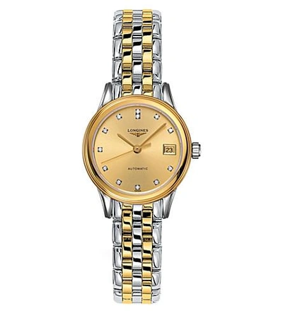 Longines L4.274.3.37.7 Flagship Diamond And Gold Watch