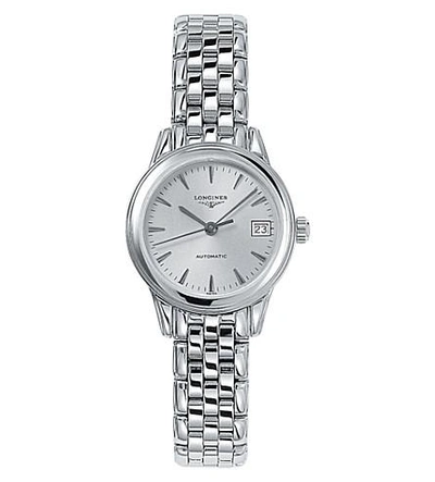 Longines Women's Silver L4.274.4.72.6 Flagship Stainless Steel Watch