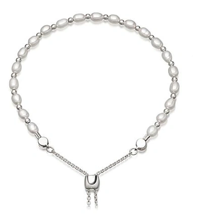 Astley Clarke Biography White Pearl Kula Bracelet In Silver