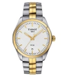 TISSOT TISSOT T101.410.22.031.00 PR 100 STAINLESS STEEL AND YELLOW GOLD WATCH, WOMEN'S, STAINLESS STEEL,757-10001-587983