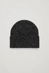 COS SPECKLED CASHMERE HAT,0585642001