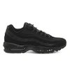 Nike Air Max 95 Suede And Mesh Trainers In Black Black Anthra
