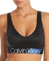 CALVIN KLEIN BOLD ACCENTS LIGHTLY LINED WIRELESS BRALETTE,QF4936
