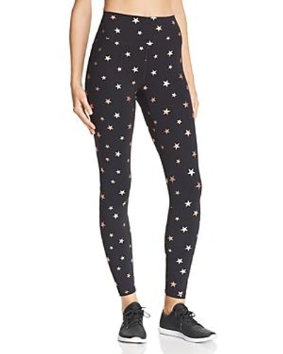 Spiritual Gangster Starry Vibes Perfect High Waist Leggings In Starry Vibes - Black