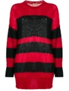N°21 STRIPED MID-LENGTH SWEATER