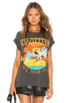 Madeworn Led Zeppelin Unisex Distressed Graphic Tee