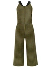 ANDREA MARQUES PRINTED CROPPED JUMPSUIT