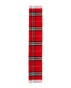 Burberry The Classic Check Cashmere Scarf In Bright Red