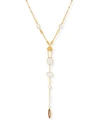 SEQUIN MIXED-STONE Y-DROP NECKLACE,PROD213481663