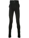 ANN DEMEULEMEESTER SKINNY FIT TRACK TROUSERS