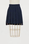 THOM BROWNE SHORT PLEATED SKIRT,FGC402F 03608 415