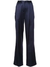 ADAM LIPPES Silk Pleated Trousers,F18508DC