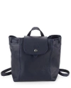 LONGCHAMP LE PLIAGE CUIR LEATHER BACKPACK,400973462469