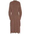 CHLOÉ WOOL AND ALPACA-BLEND DRESS,P00339139