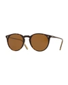 OLIVER PEOPLES O'MALLEY ROUND ACETATE SUNGLASSES,PROD215630020