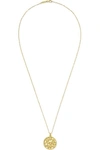 Jennifer Meyer 18k Good Luck Pendant Necklace With Diamonds In Gold