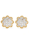 BUCCELLATI Rombi 18-karat yellow and white gold diamond earrings
