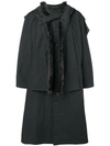 YOHJI YAMAMOTO oversized cape coat