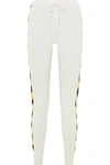 MADELEINE THOMPSON NIX STRIPED CASHMERE TRACK PANTS