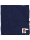 KENT & CURWEN OVERSIZED LOGO PATCH SCARF