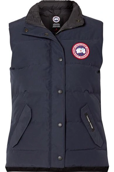 Canada Goose Freestyle Quilted Shell Down Waistcoat In Navy