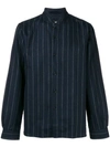 COSTUMEIN COSTUMEIN STRIPED WOVEN SHIRT - BLUE