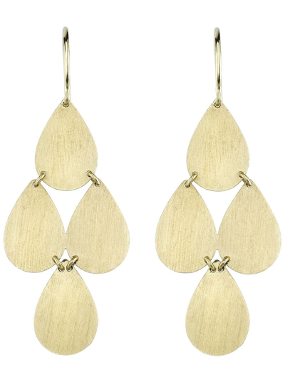 Irene Neuwirth 18k Yellow Gold 4 Drop Chandelier Earrings