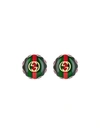 GUCCI VINTAGE WEB EARRINGS