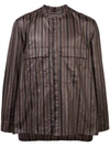 SIKI IM SIKI IM STRIPED BLOUSE - 棕色