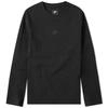Nike Sportswear Tech Pack Cotton-blend Tech Fleece Sweatshirt In Black