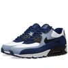 Nike Men's Air Max 90 Leather Casual Shoes, Blue In Blue