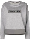 MONCLER LOGO PATCH SWEATER