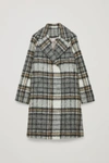 COS CHECKED DOUBLE-BREASTED COAT,0680974002