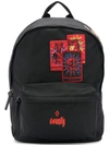 MARCELO BURLON COUNTY OF MILAN TAROT PRINT BACKPACK