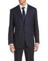 BRIONI WOOL SUIT WITH FLAT FRONT PANT
